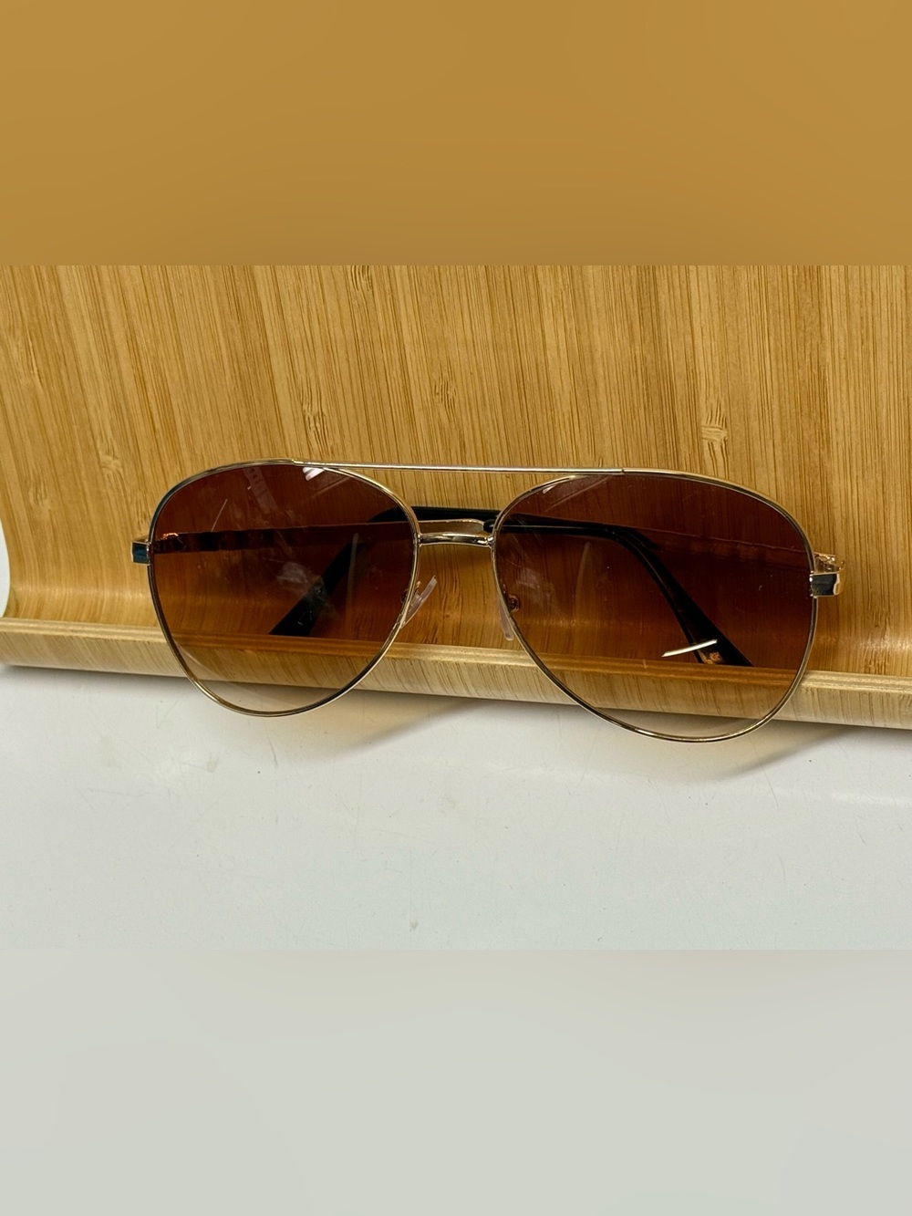 Classic Aviator Two-Tone Sunglasses